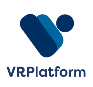 Vrplatform with text